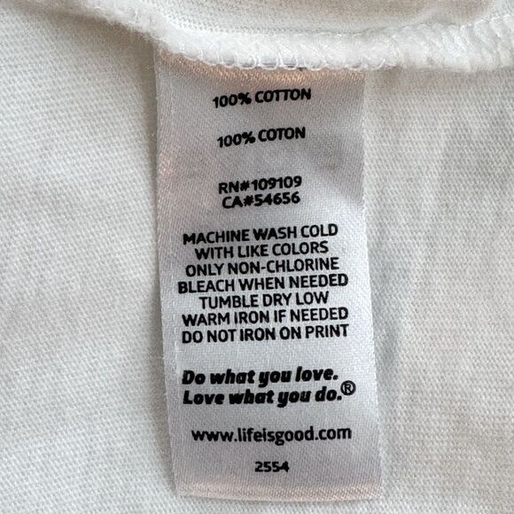 Life is Good Men's Ocean Coin Short Sleeve Tee 100% Cotton Size Medium NWT - Picture 8 of 8